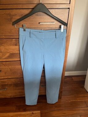 J. Crew Factory Soft Blue Cropped Ankle Pants